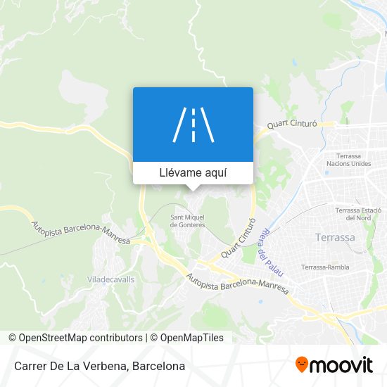 Mapa Carrer De La Verbena