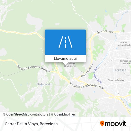 Mapa Carrer De La Vinya