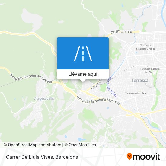 Mapa Carrer De Lluís Vives