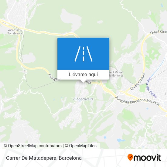 Mapa Carrer De Matadepera