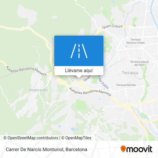 Mapa Carrer De Narcís Monturiol