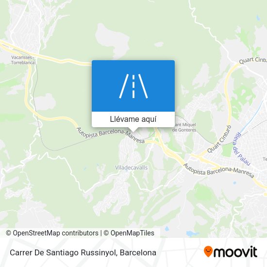 Mapa Carrer De Santiago Russinyol