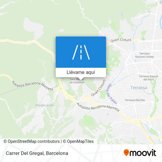Mapa Carrer Del Gregal