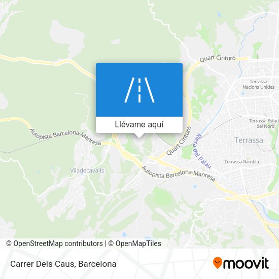 Mapa Carrer Dels Caus