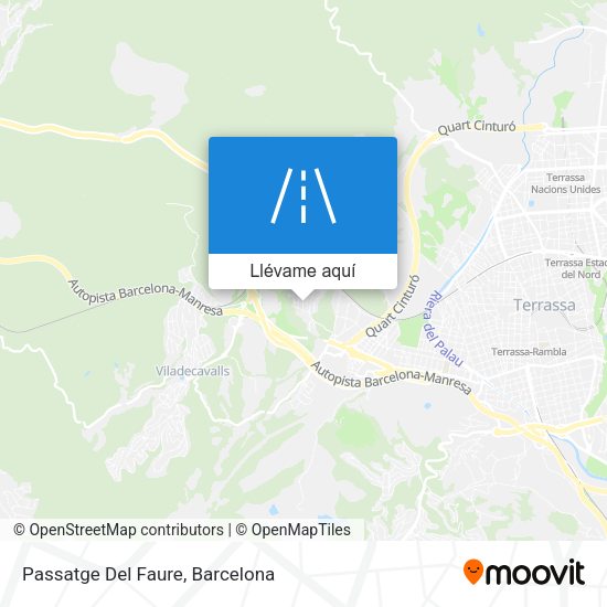 Mapa Passatge Del Faure
