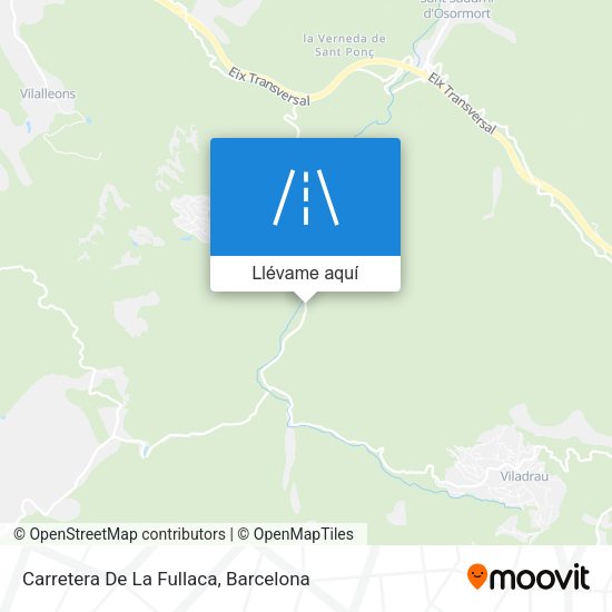 Mapa Carretera De La Fullaca