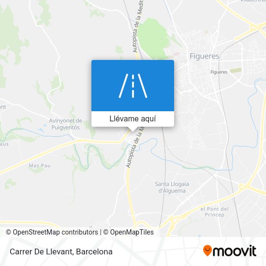 Mapa Carrer De Llevant