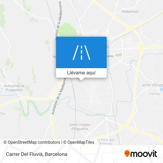 Mapa Carrer Del Fluvià