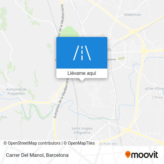 Mapa Carrer Del Manol