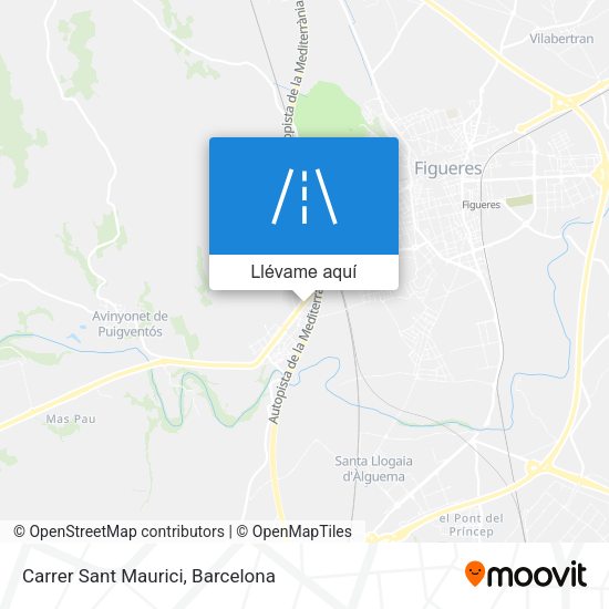 Mapa Carrer Sant Maurici
