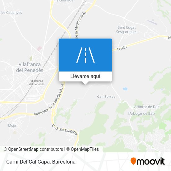 Mapa Camí Del Cal Capa
