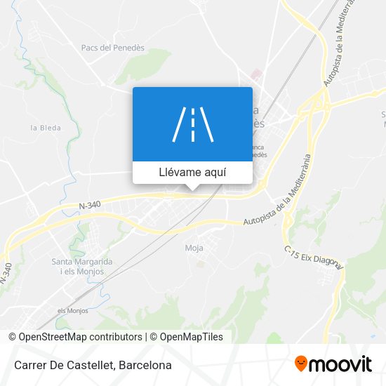 Mapa Carrer De Castellet