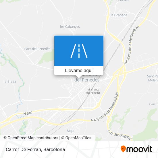 Mapa Carrer De Ferran