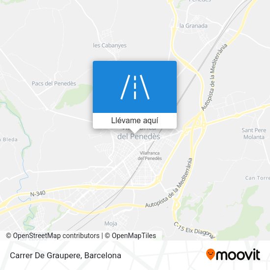 Mapa Carrer De Graupere