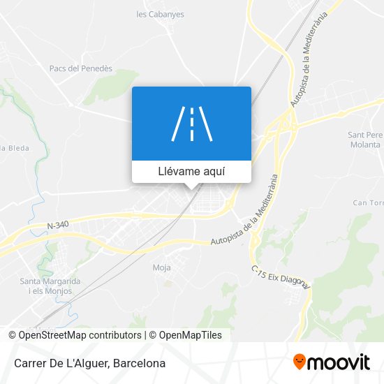 Mapa Carrer De L'Alguer