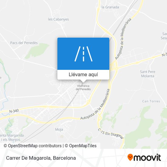 Mapa Carrer De Magarola