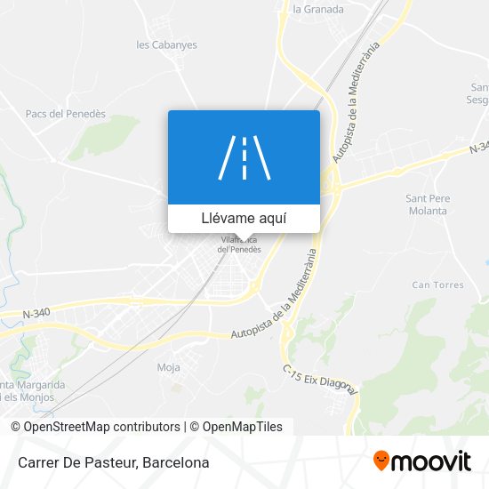 Mapa Carrer De Pasteur