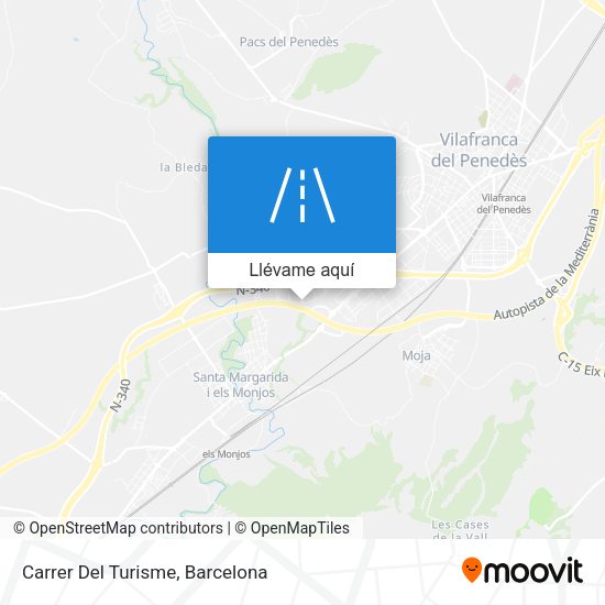 Mapa Carrer Del Turisme