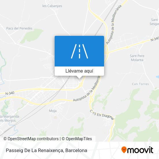 Mapa Passeig De La Renaixença