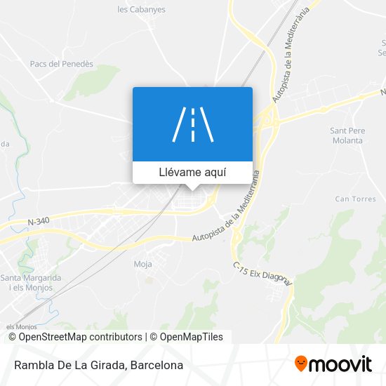 Mapa Rambla De La Girada