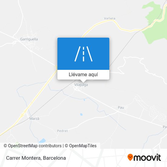 Mapa Carrer Montera