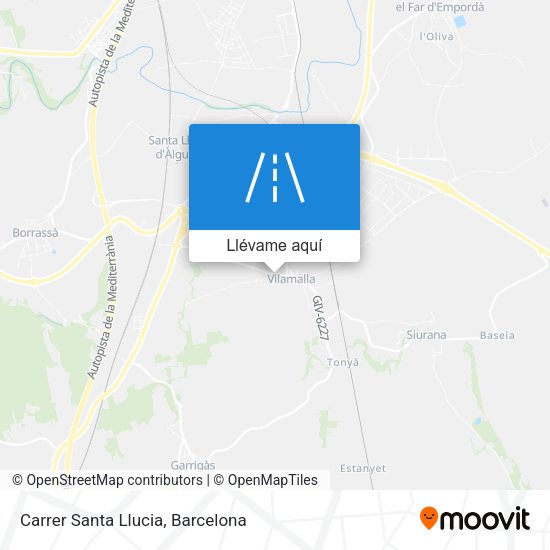 Mapa Carrer Santa Llucia
