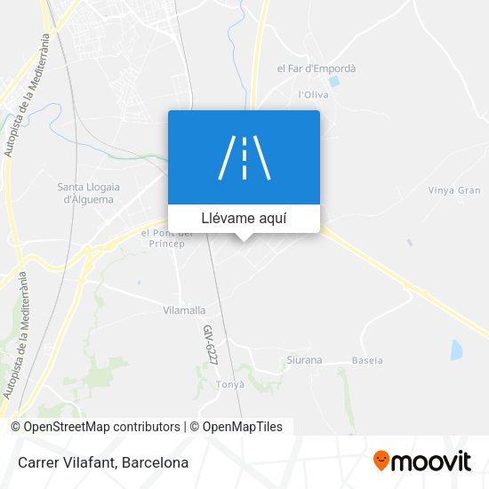 Mapa Carrer Vilafant