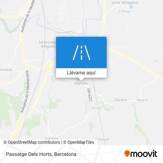 Mapa Passatge Dels Horts