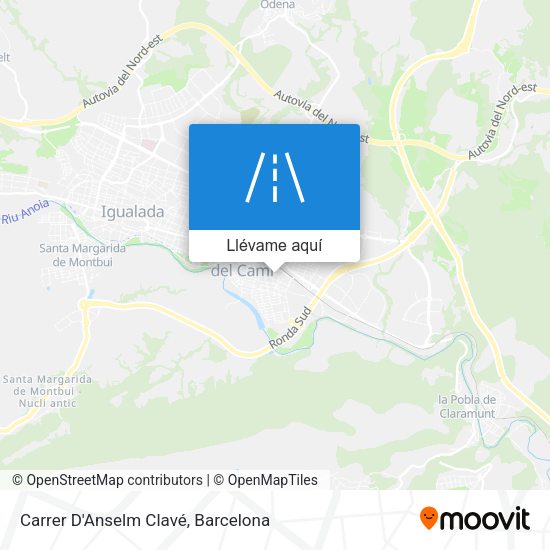 Mapa Carrer D'Anselm Clavé