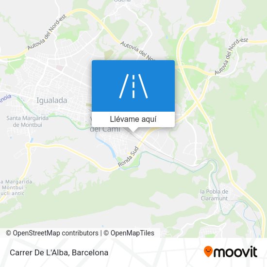 Mapa Carrer De L'Alba