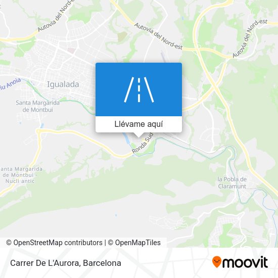 Mapa Carrer De L'Aurora