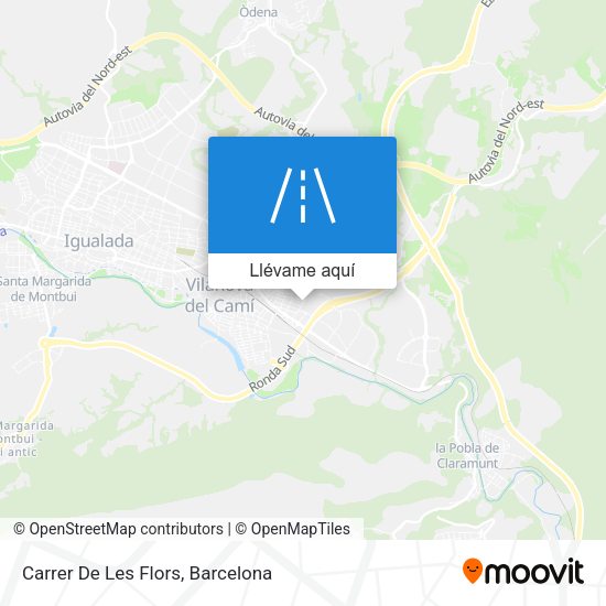 Mapa Carrer De Les Flors