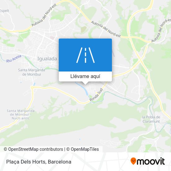 Mapa Plaça Dels Horts