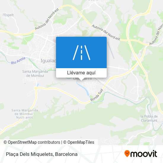 Mapa Plaça Dels Miquelets