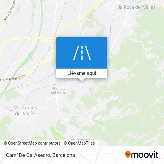 Mapa Camí De Ca 'Asedro