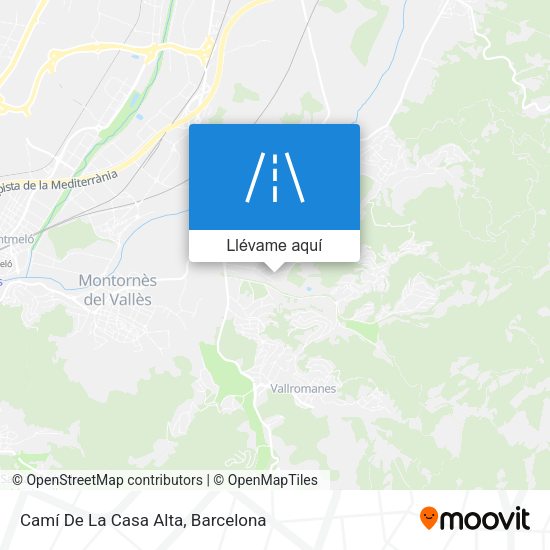 Mapa Camí De La Casa Alta