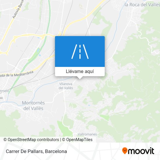 Mapa Carrer De Pallars
