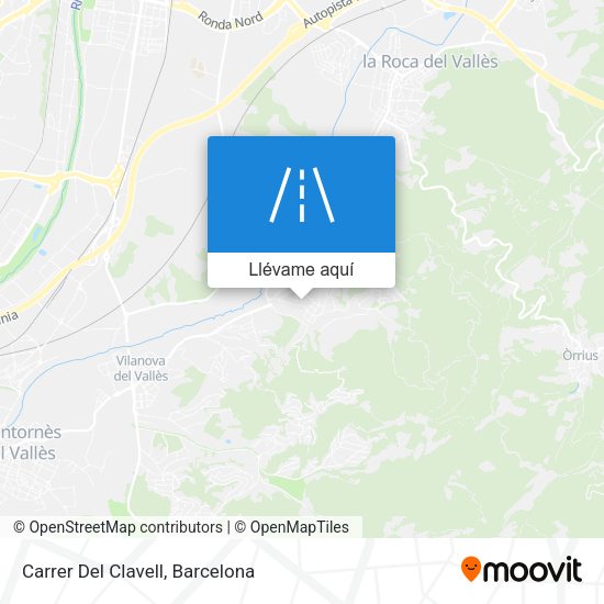 Mapa Carrer Del Clavell