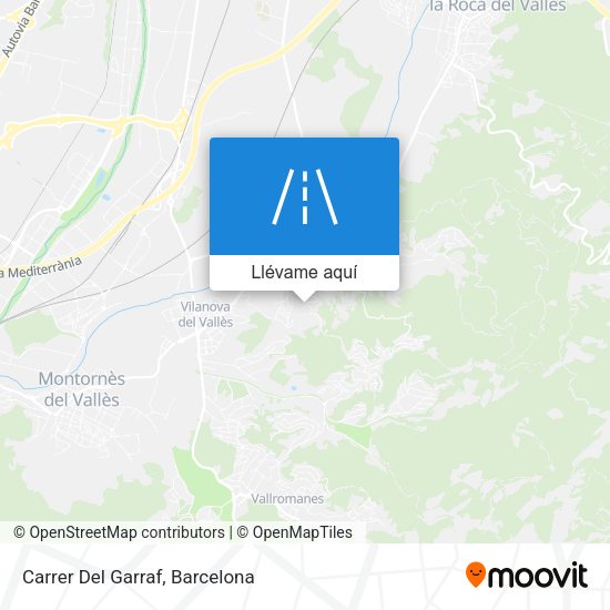 Mapa Carrer Del Garraf