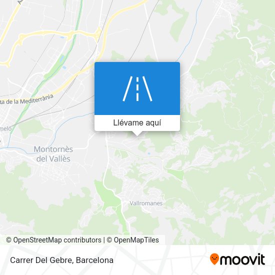 Mapa Carrer Del Gebre