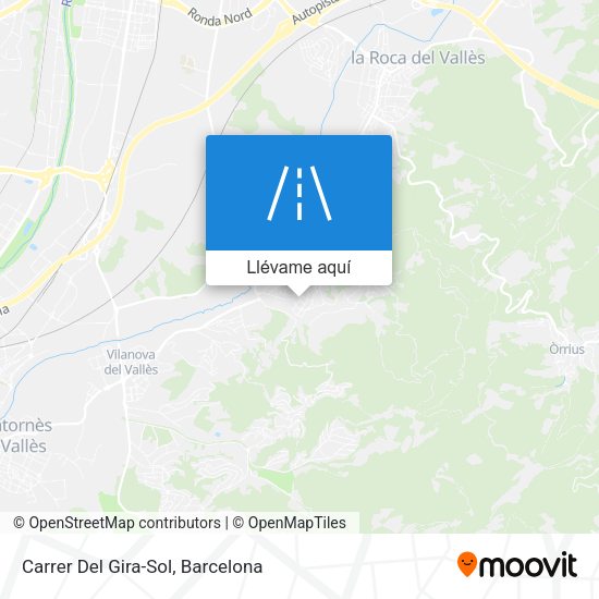 Mapa Carrer Del Gira-Sol