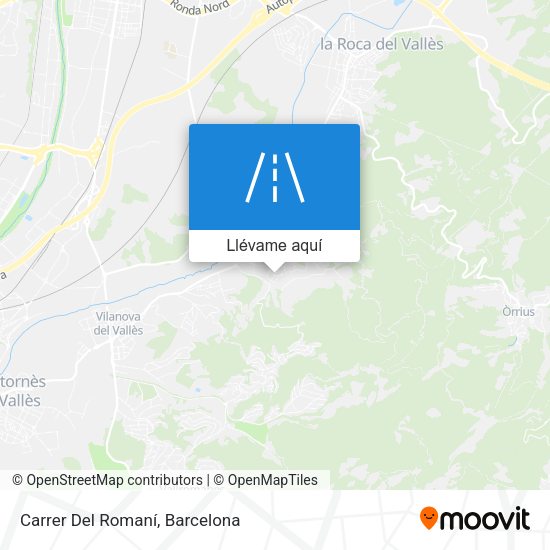 Mapa Carrer Del Romaní