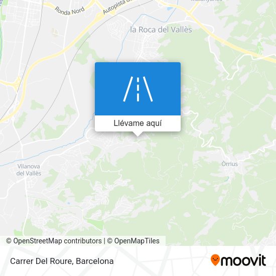 Mapa Carrer Del Roure