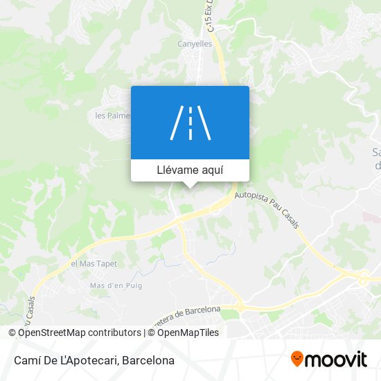 Mapa Camí De L'Apotecari