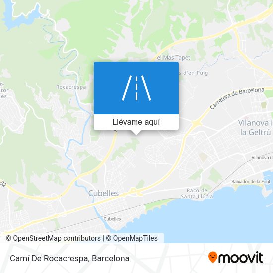 Mapa Camí De Rocacrespa