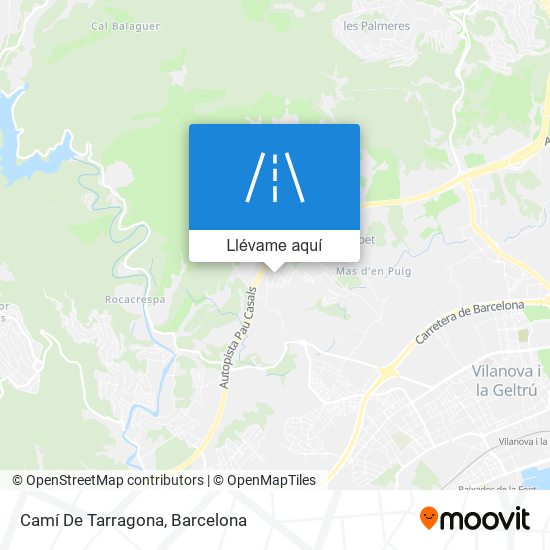 Mapa Camí De Tarragona