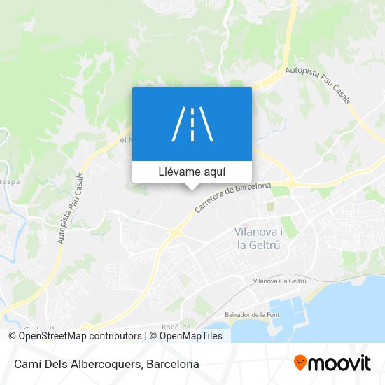 Mapa Camí Dels Albercoquers