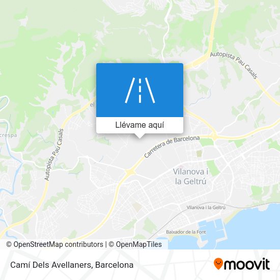Mapa Camí Dels Avellaners