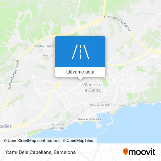 Mapa Camí Dels Capellans