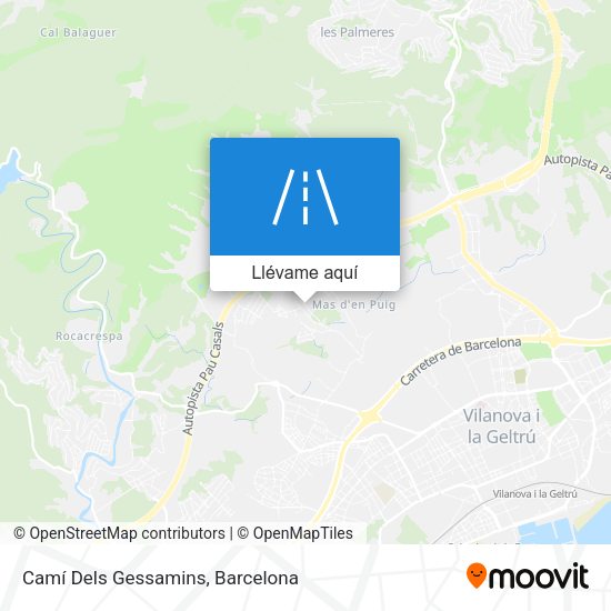 Mapa Camí Dels Gessamins